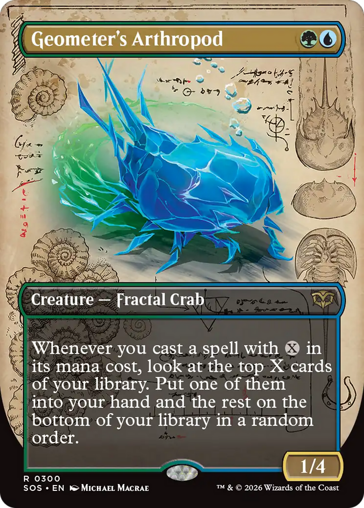 Geometer's Arthropod (Borderless) [Secrets of Strixhaven] | Total Play