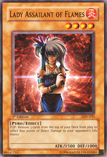Lady Assailant of Flames [LON-035] Common | Total Play