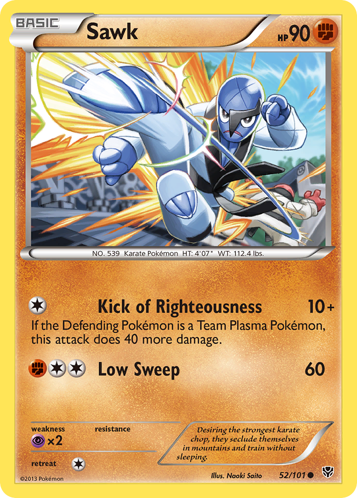 Sawk (52/101) [Black & White: Plasma Blast] | Total Play