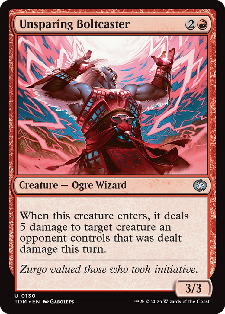 Unsparing Boltcaster [Tarkir: Dragonstorm] | Total Play
