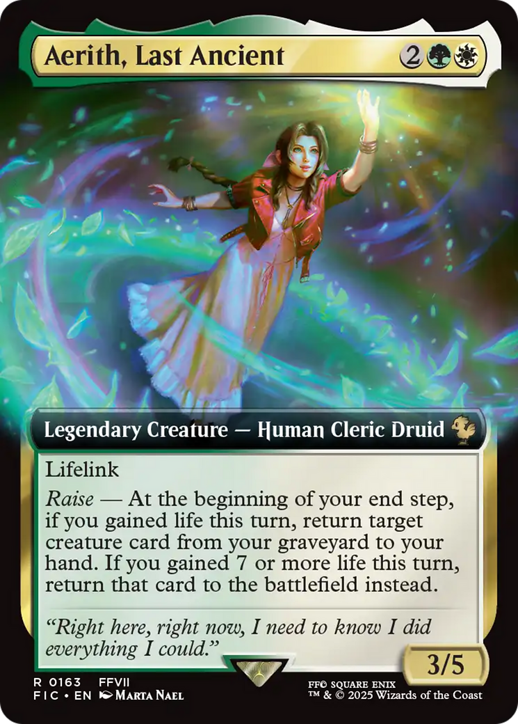 Aerith, Last Ancient (Extended Art) [FINAL FANTASY Commander] | Total Play