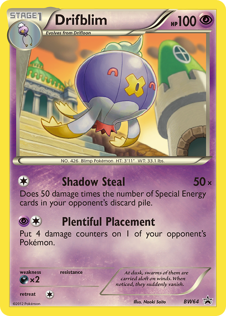 Drifblim (BW64) [Black & White: Black Star Promos] | Total Play