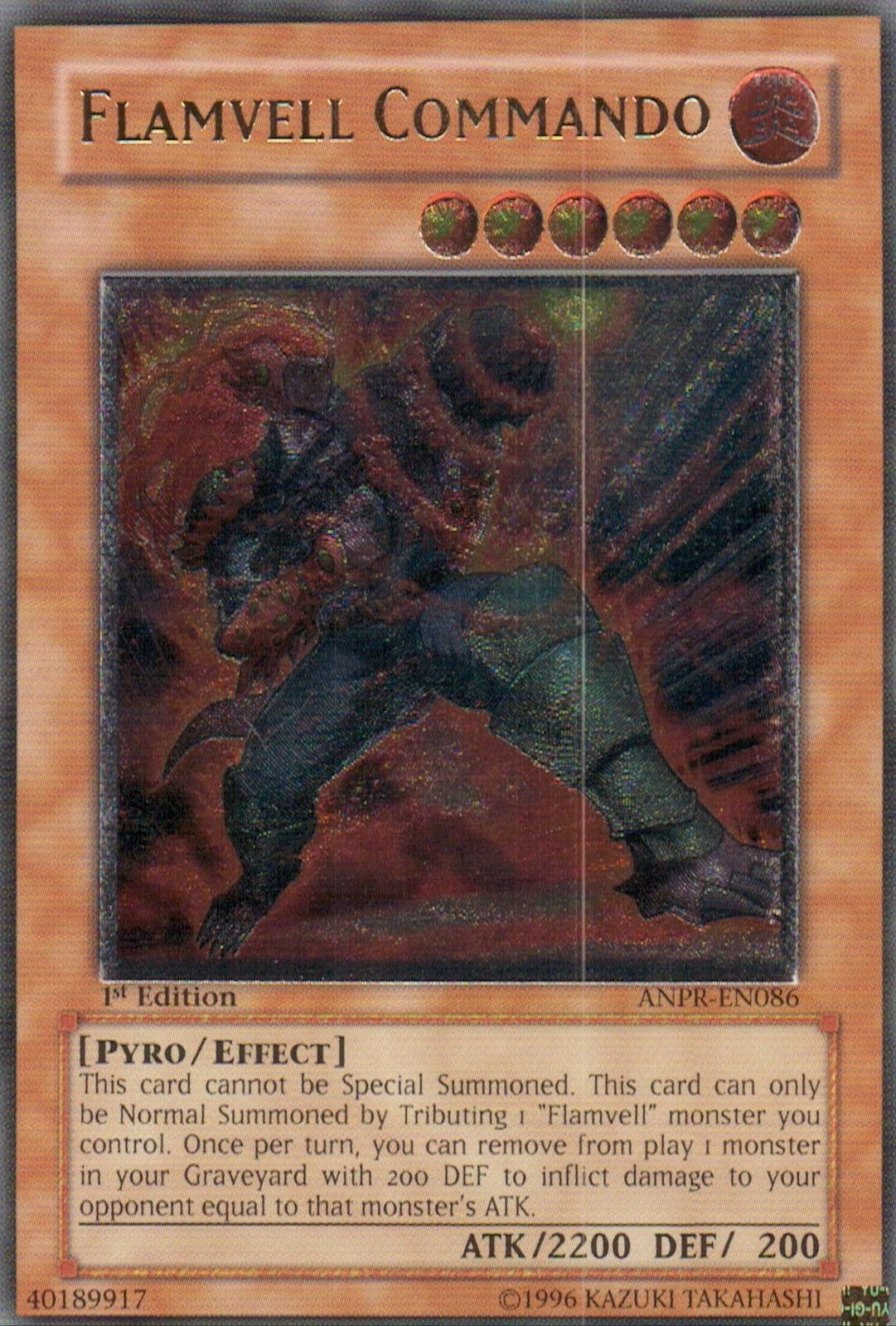 Flamvell Commando (UTR) [ANPR-EN086] Ultimate Rare | Total Play