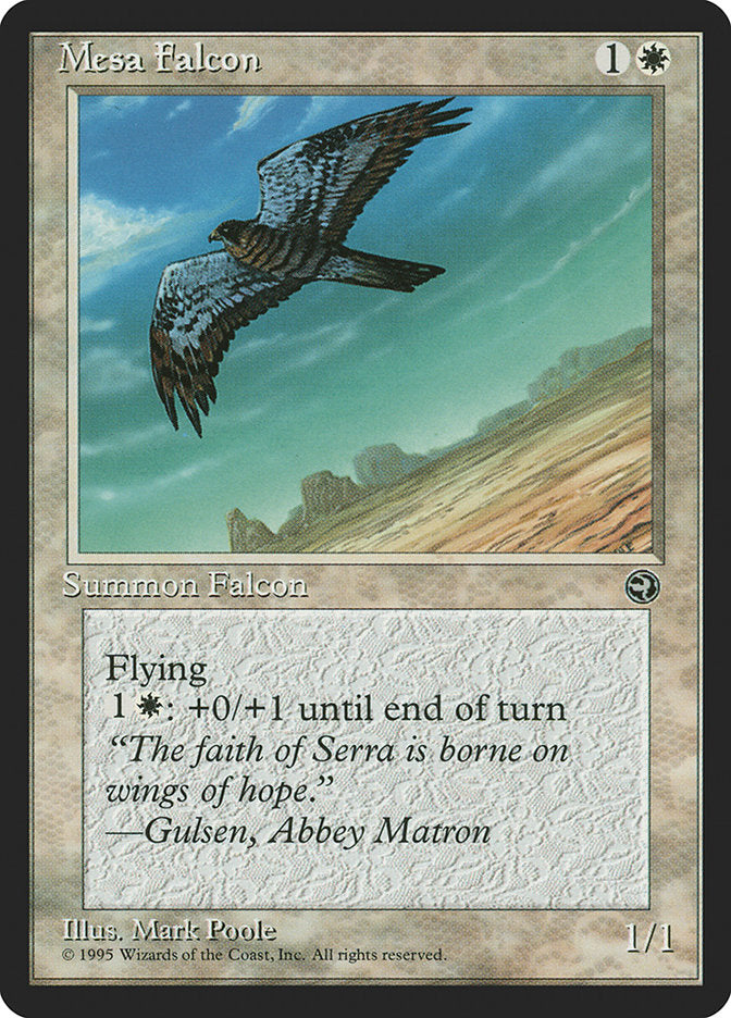 Mesa Falcon (Gulsen Flavor Text) [Homelands] | Total Play