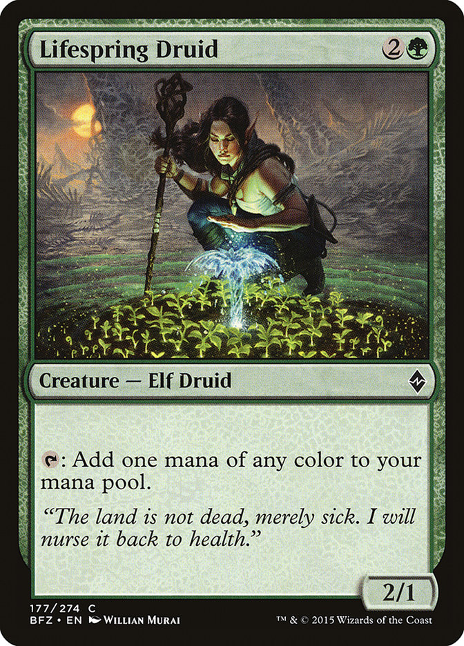 Lifespring Druid [Battle for Zendikar] | Total Play