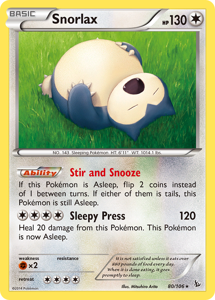 Snorlax (80/106) [XY: Flashfire] | Total Play