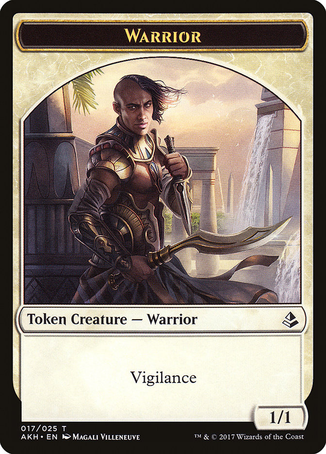 Dreamstealer // Warrior Double-Sided Token [Hour of Devastation Tokens] | Total Play