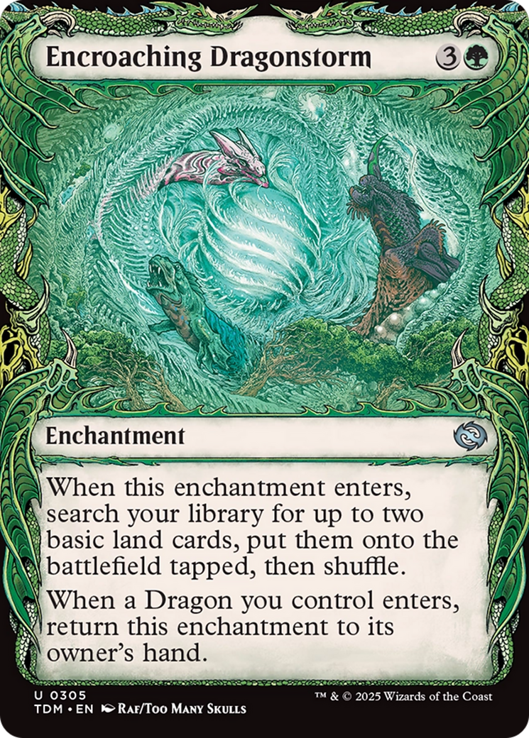 Encroaching Dragonstorm (Showcase) [Tarkir: Dragonstorm] | Total Play