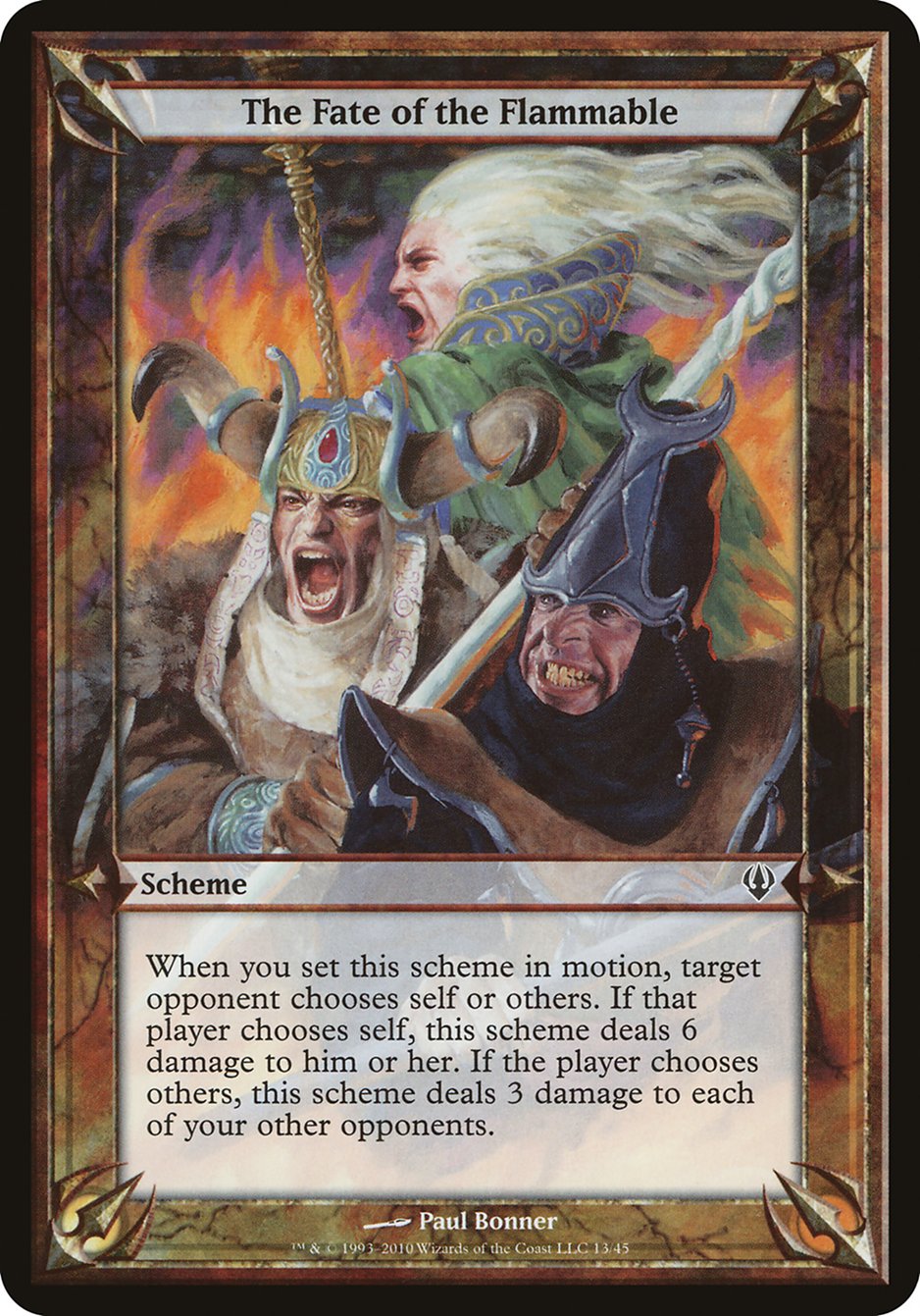 The Fate of the Flammable (Schemes) [Archenemy Schemes] | Total Play