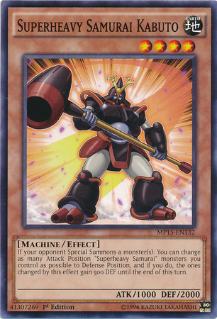 Superheavy Samurai Kabuto [MP15-EN132] Common | Total Play