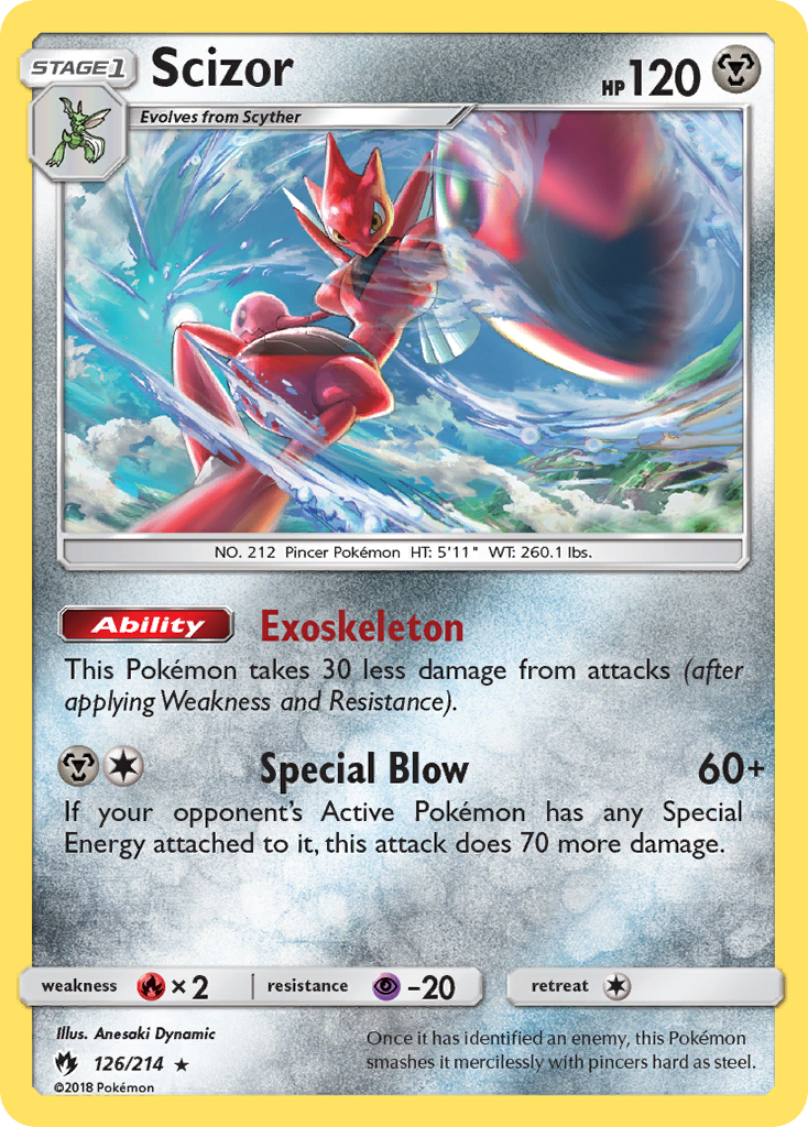Scizor (126/214) [Sun & Moon: Lost Thunder] | Total Play