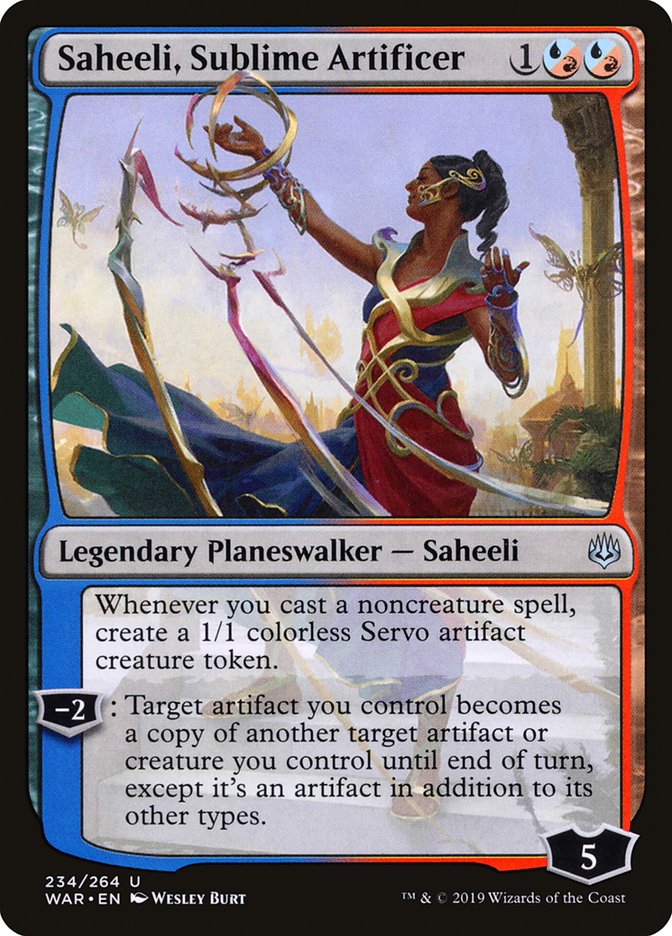 Saheeli, Sublime Artificer [War of the Spark] | Total Play
