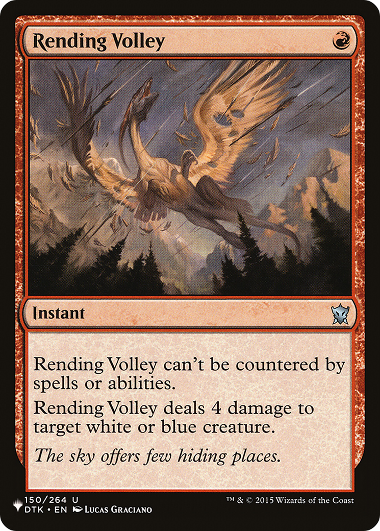 Rending Volley [The List Reprints] | Total Play