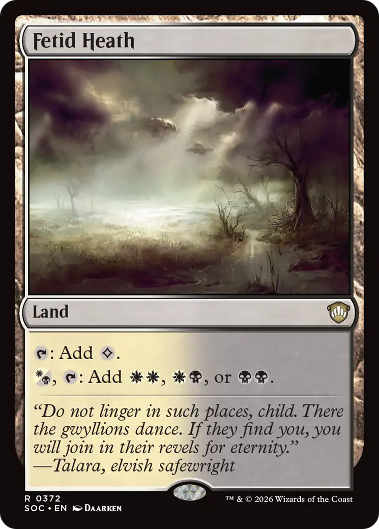 Fetid Heath [Secrets of Strixhaven Commander] | Total Play