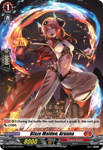 Blaze Maiden, Aruuna (D-PR/029EN) [D Promo Cards] | Total Play