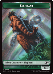 Insect // Elephant Double-Sided Token [Aetherdrift Tokens] | Total Play