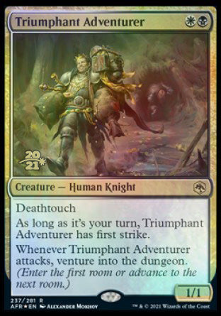 Triumphant Adventurer [Dungeons & Dragons: Adventures in the Forgotten Realms Prerelease Promos] | Total Play