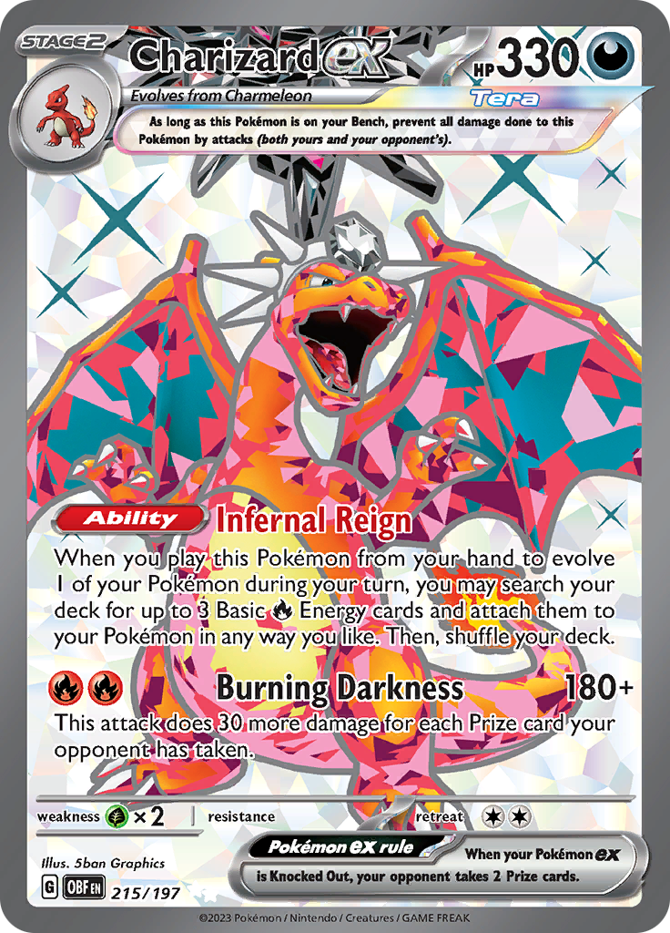 Charizard ex (215/197) [Scarlet & Violet: Obsidian Flames] | Total Play