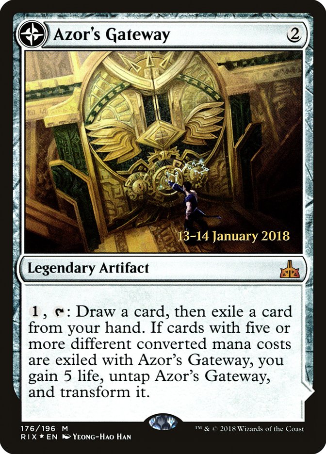 Azor's Gateway // Sanctum of the Sun [Rivals of Ixalan Prerelease Promos] | Total Play