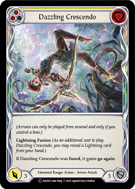 Dazzling Crescendo (Yellow) [U-ELE054] (Tales of Aria Unlimited)  Unlimited Normal | Total Play