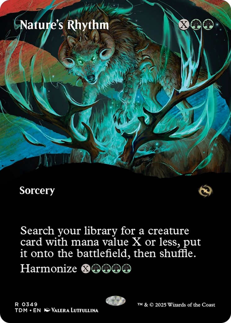 Nature's Rhythm (Borderless) [Tarkir: Dragonstorm] | Total Play