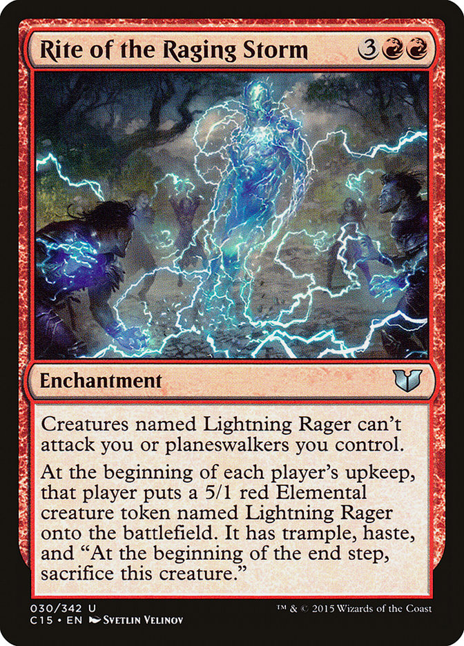Rite of the Raging Storm [Commander 2015] | Total Play