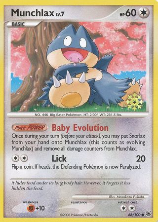 Munchlax (68/100) [Countdown Calendar Promos] | Total Play