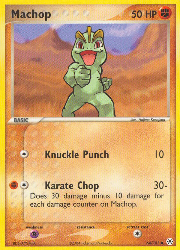 Machop (64/101) [EX: Hidden Legends] | Total Play