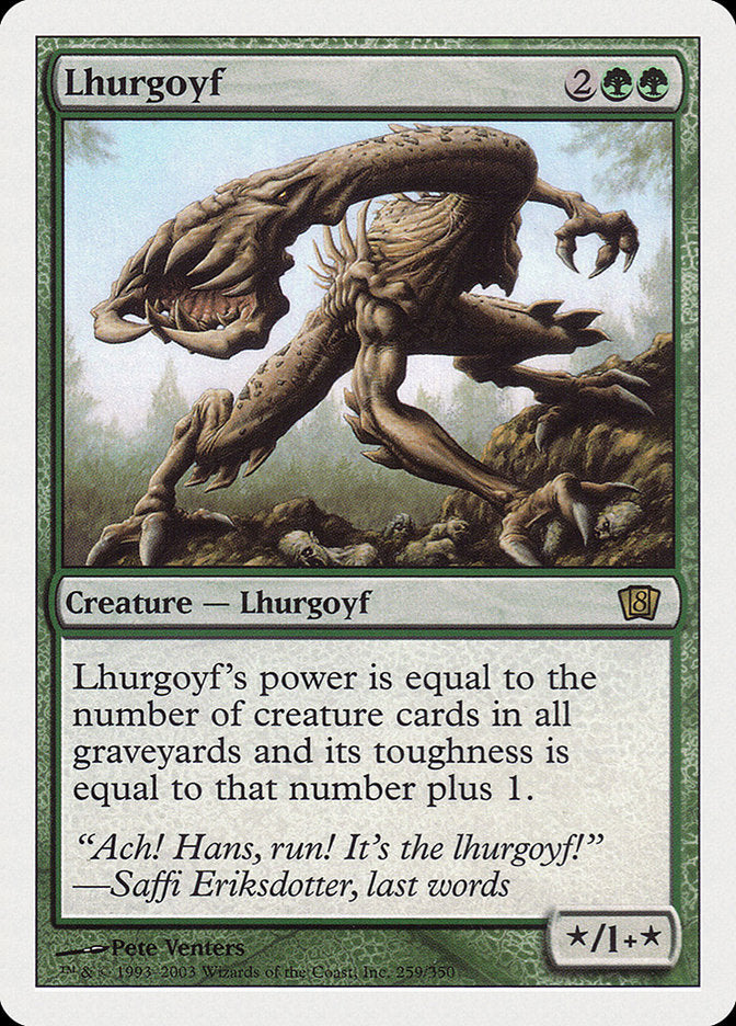Lhurgoyf [Eighth Edition] | Total Play