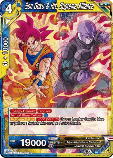 Son Goku & Hit, Supreme Alliance (Event Pack 08) (BT10-145) [Tournament Promotion Cards] | Total Play