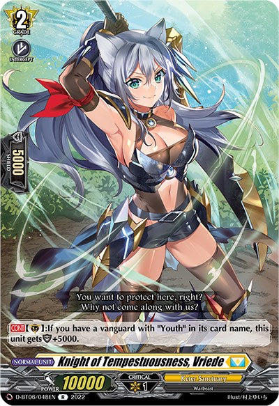 Knight of Tempestuousness, Vriede (D-BT06/048EN) [Blazing Dragon Reborn] | Total Play