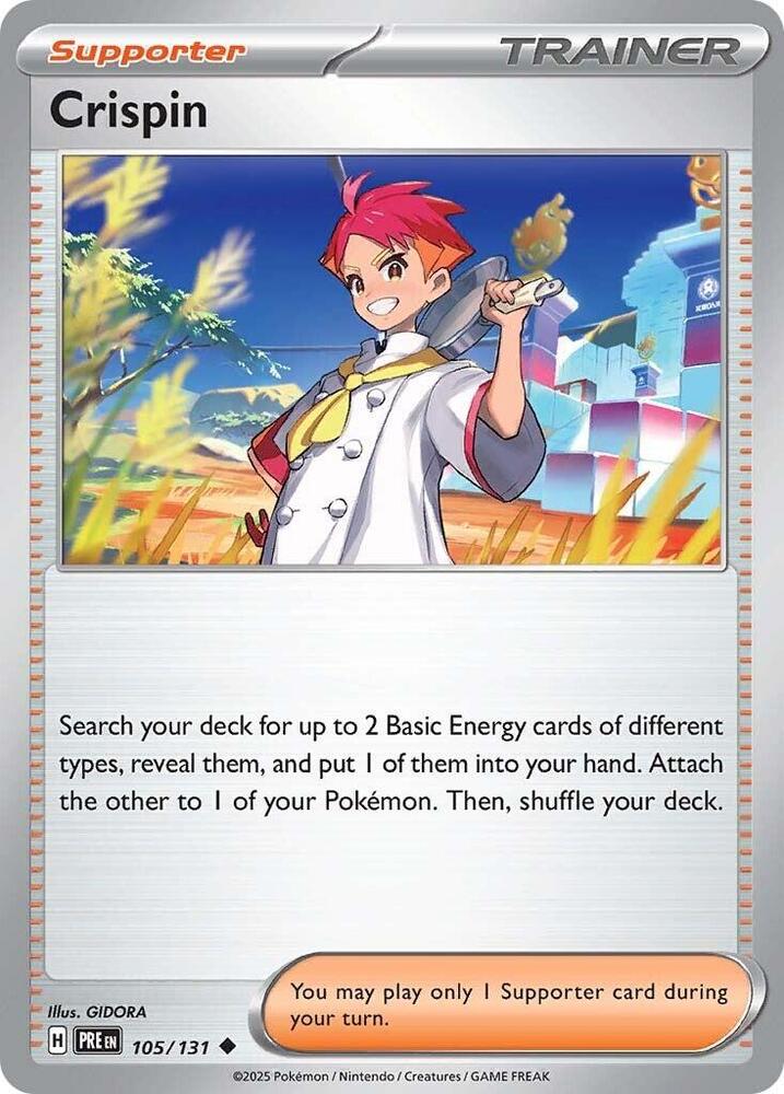 Crispin (105/131) [Scarlet & Violet: Prismatic Evolutions] | Total Play