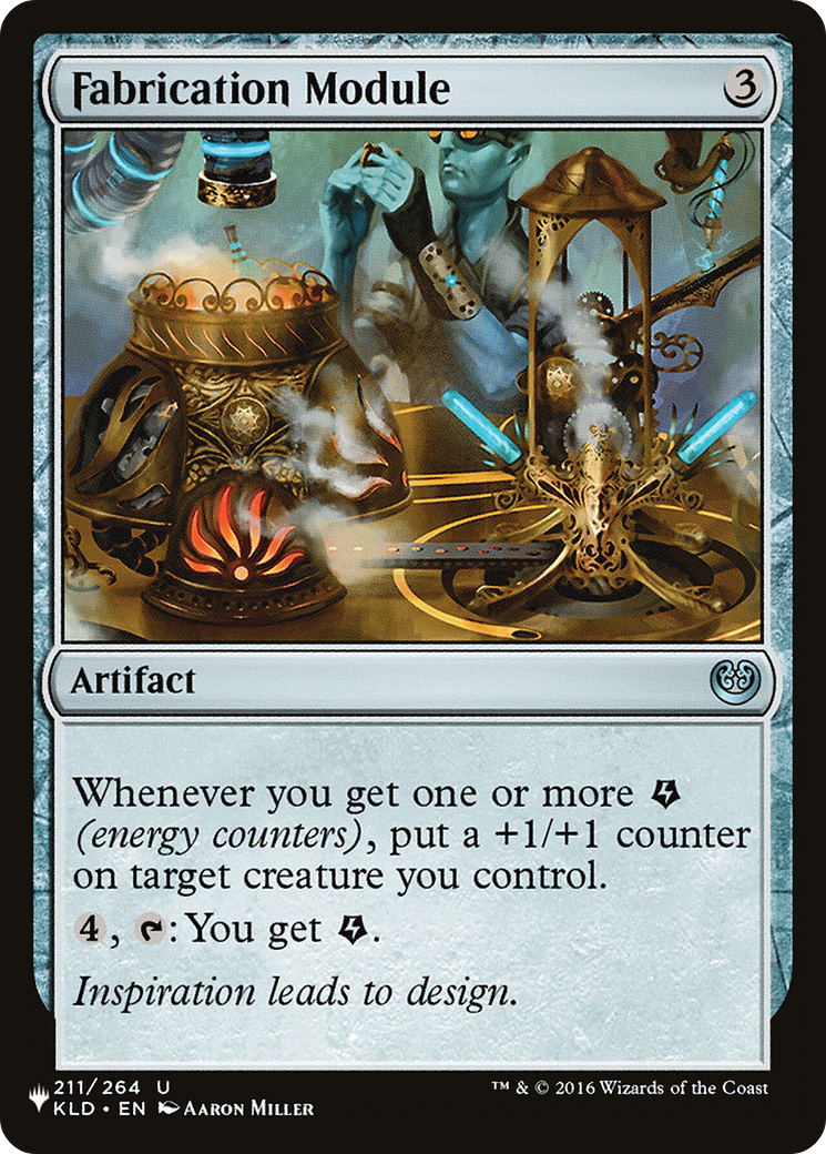 Fabrication Module [The List] | Total Play