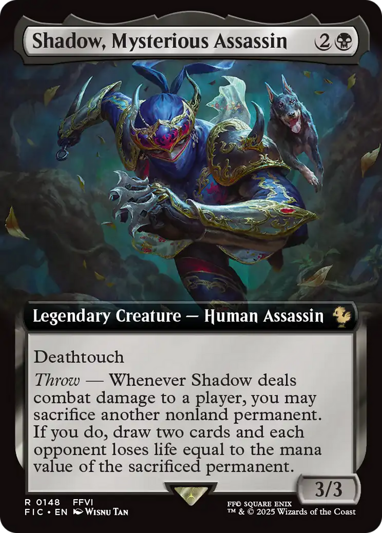 Shadow, Mysterious Assassin (Extended Art) [FINAL FANTASY Commander] | Total Play
