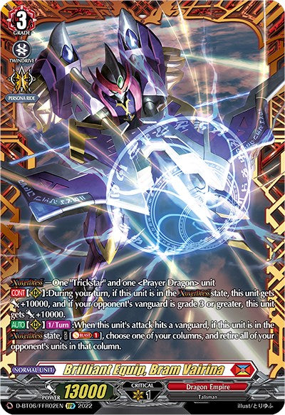 Brilliant Equip, Bram Vairina (D-BT06/FFR02EN) [Blazing Dragon Reborn] | Total Play