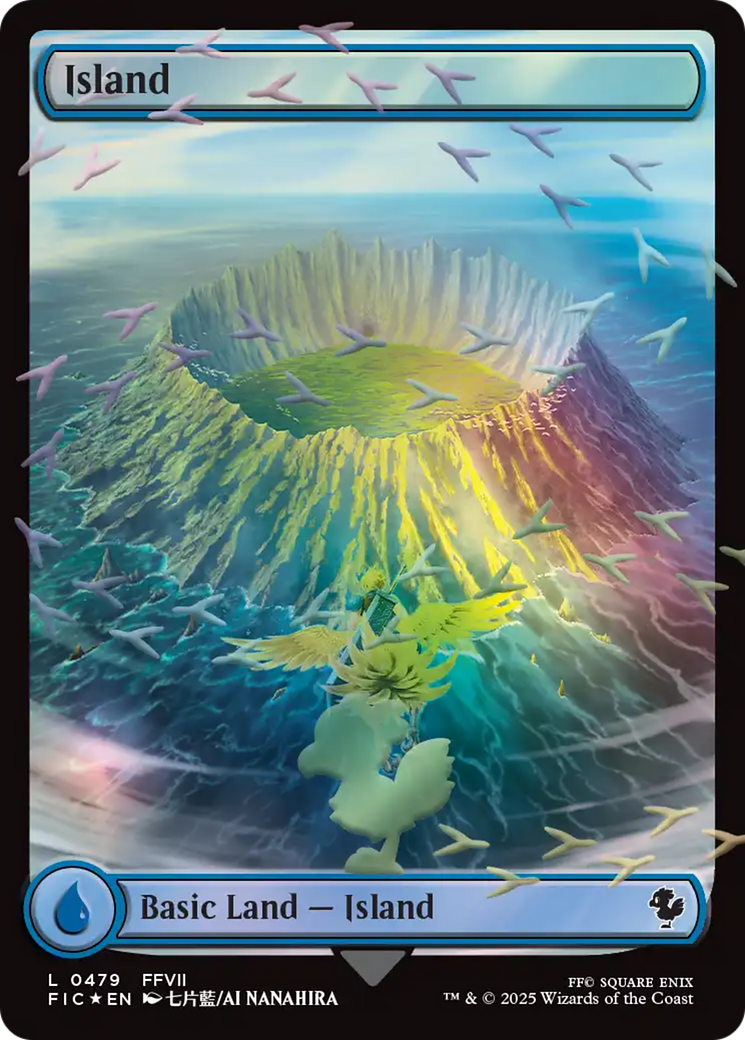 Island (Chocobo Track Foil) [FINAL FANTASY Commander] | Total Play