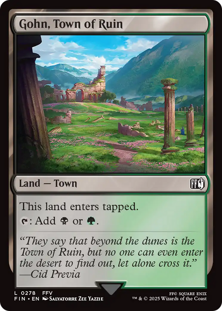 Gohn, Town of Ruin [FINAL FANTASY] | Total Play
