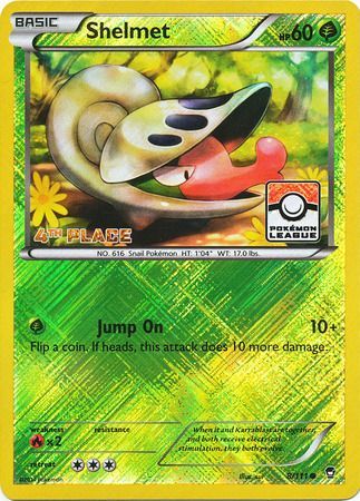 Shelmet (8/111) (League Promo 4th Place) [XY: Furious Fists] | Total Play