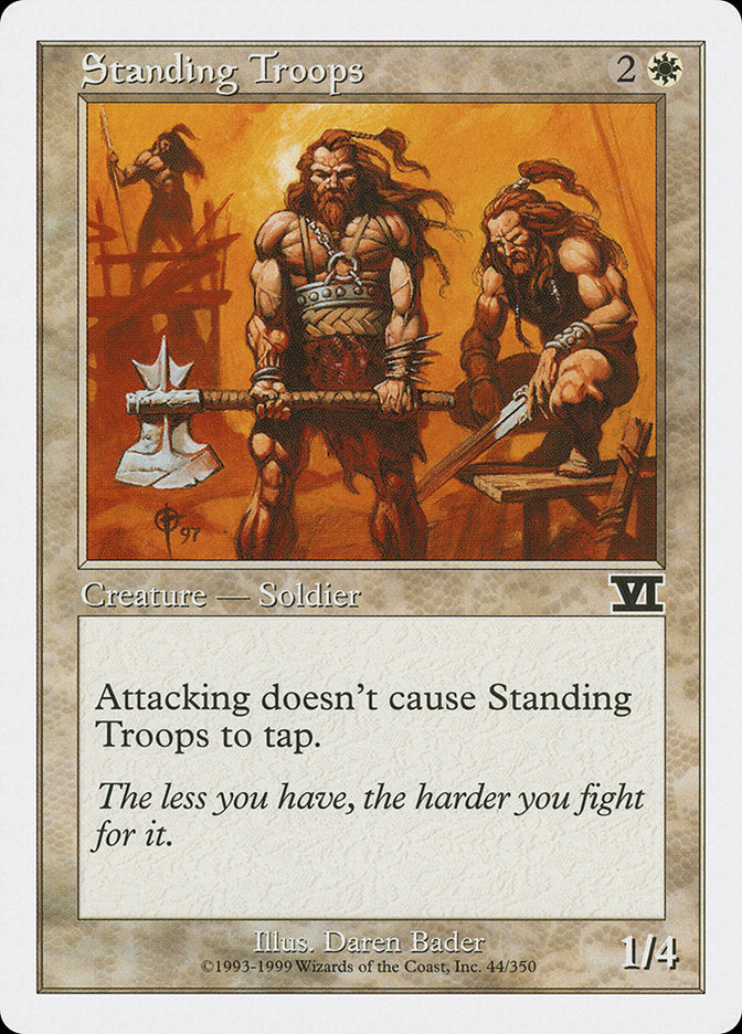 Standing Troops [Classic Sixth Edition] | Total Play