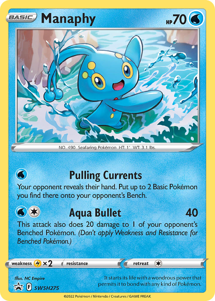 Manaphy (SWSH275) [Sword & Shield: Black Star Promos] | Total Play