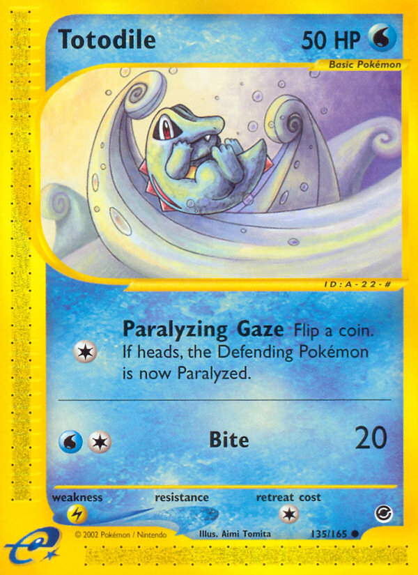 Totodile (135/165) [Expedition: Base Set] | Total Play