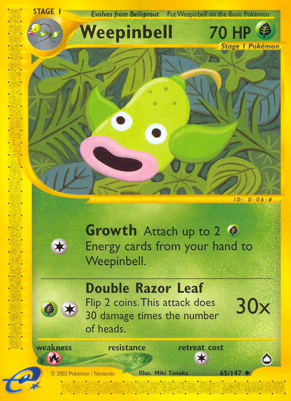 Weepinbell (65/147) [Aquapolis] | Total Play