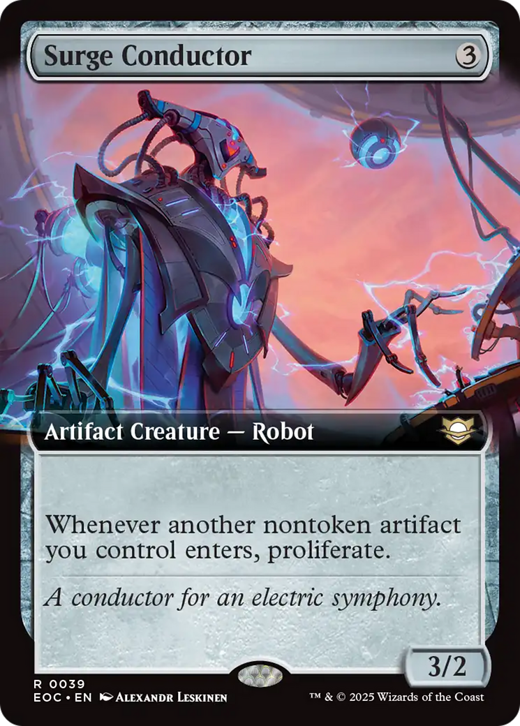 Surge Conductor (Extended Art) [Edge of Eternities Commander] | Total Play