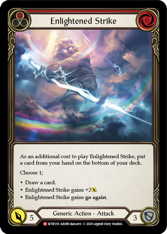 Enlightened Strike [U-WTR159] (Welcome to Rathe Unlimited)  Unlimited Rainbow Foil | Total Play