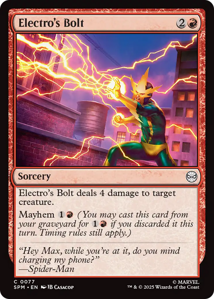 Electro's Bolt [Marvel's Spider-Man] | Total Play