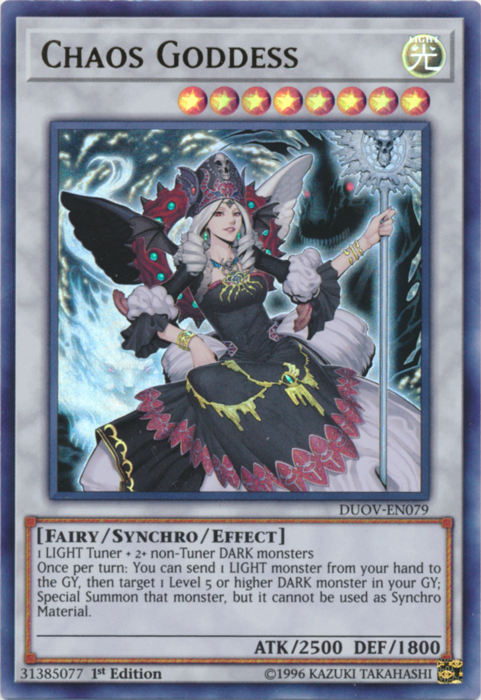 Chaos Goddess [DUOV-EN079] Ultra Rare | Total Play