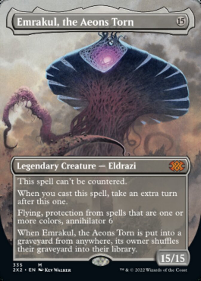 Emrakul, the Aeons Torn (Borderless Alternate Art) [Double Masters 2022] | Total Play