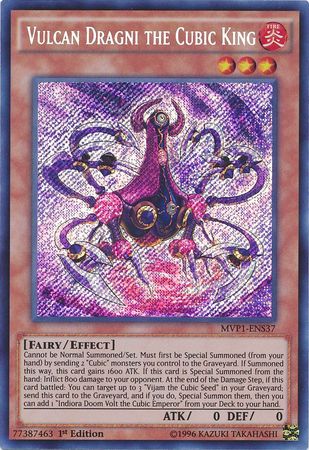 Vulcan Dragni the Cubic King [MVP1-ENS37] Secret Rare | Total Play