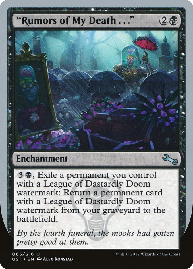 "Rumors of My Death . . ." [Unstable] | Total Play