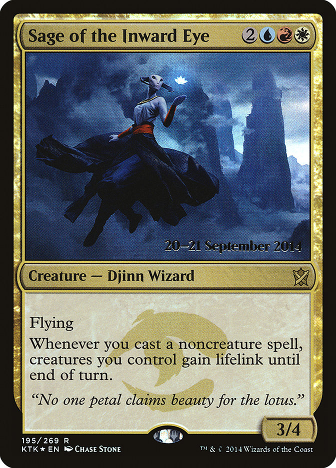 Sage of the Inward Eye [Khans of Tarkir Prerelease Promos] | Total Play